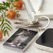 Kätzchen-stehendes hohes schlüsselanhänger (Vorderseite rechts)