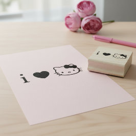 Katzchen-Stempel Gummistempel