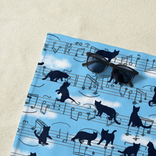 Kätzchen Strandtuch (Beispiel)