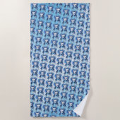 Kätzchen Strandtuch (Vorderseite)