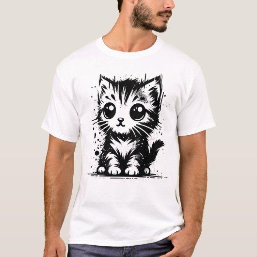 Kätzchen T-Shirt (Vorderseite)