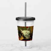 Kätzchen Tee Party Acryltrinkbecher (Vorderseite)