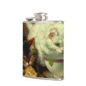 Kätzchen Tee Party Flachmann (Links)