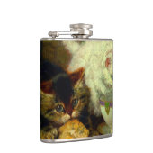 Kätzchen Tee Party Flachmann (Rechts)