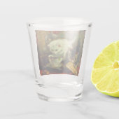 Kätzchen Tee Party Schnapsglas (Rückseite)