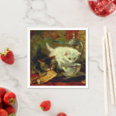 Kätzchen Tee Party Serviette (Beispiel)