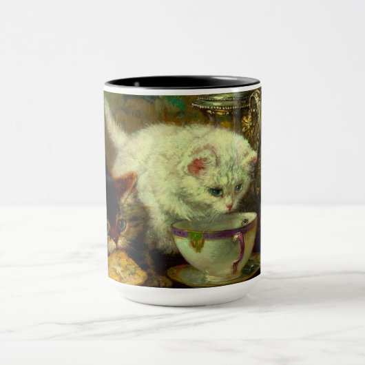 Kätzchen Tee Party Tasse (Zentrum)