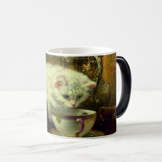 Kätzchen Tee Party Verwandlungstasse (VorderseiteRechts)