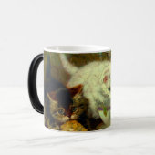 Kätzchen Tee Party Verwandlungstasse (Vorderseite Links)