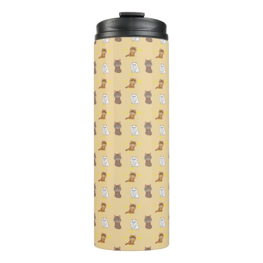 Kätzchen Thermosbecher (Vorderseite)