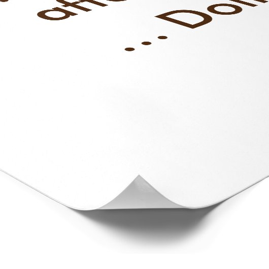 Kätzchen träumen von Poster oder Print (Ecke)