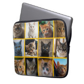 Kätzchen Überall Laptopschutzhülle (Vorderseite Links)