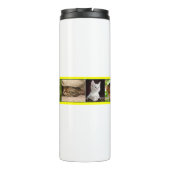 Kätzchen überall thermosbecher (Rückseite)