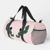 Kätzchen und Blätter Duffle Bag (Rechte Ecke)
