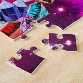 Kätzchen und Diamanten Puzzle (Seite)