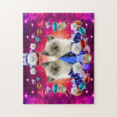 Kätzchen und Diamanten Puzzle (Vertikal)