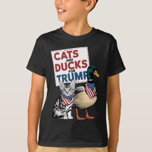 Kätzchen und Enten für Trump Katzen und Enten für T-Shirt