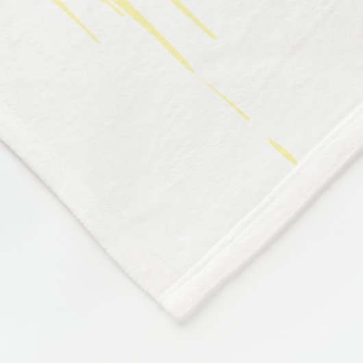 Kätzchen und Fisch Fleecedecke (Ecke)