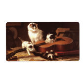 Kätzchen und Gitarre (Vorne)