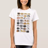 Kätzchen-und Kätzchen-niedliches Katzen-T-Shirt T-Shirt (Vorderseite)