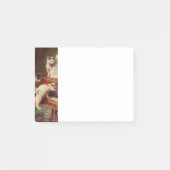 Kätzchen und Klavier Post-it Klebezettel (Vorderseite)