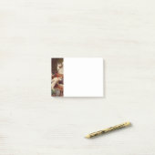 Kätzchen und Klavier Post-it Klebezettel (Auf Schreibtisch)