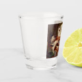 Kätzchen und Klavier Schnapsglas (Links)