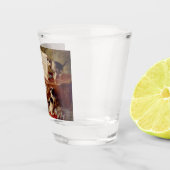Kätzchen und Klavier Schnapsglas (Rechts)