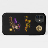 Kätzchen und lachender Mond wunderlicher glücklich Case-Mate iPhone Hülle (Rückseite (Horizontal))