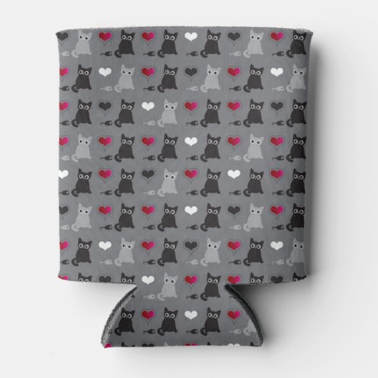 Kätzchen und Mäuse Dosenkühler (Vorderseite)