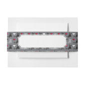 Kätzchen- und Mäusemuster Einladungsbanderole (Vorderseite Beispiel)