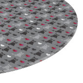 Kätzchen- und Mäusemuster Schneidebrett (Ecke)