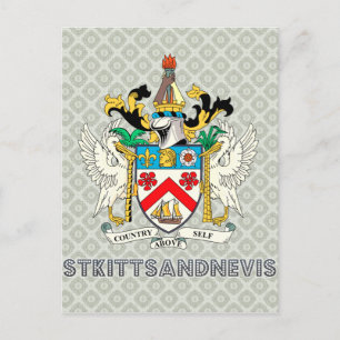 Kätzchen und Nevis Postkarte