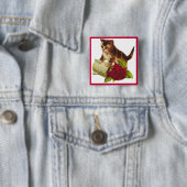 Kätzchen und Rose Button (Beispiel)