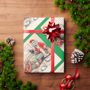 Kätzchen und Santa Cat, Louis Wain Packpapier