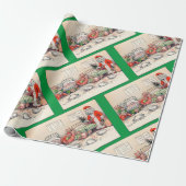 Kätzchen und Santa Cat, Louis Wain Packpapier (Ungerollt)