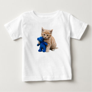 Kätzchen und Teddybär Baby-T-Shirt Baby T-shirt