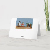 Kätzchen-und Welpen-Wartezeit für Feiertagskarte (Rückseite)