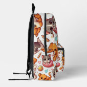 Kätzchen und Welpenmuster personalisierte Kinder Bedruckter Rucksack (Links)