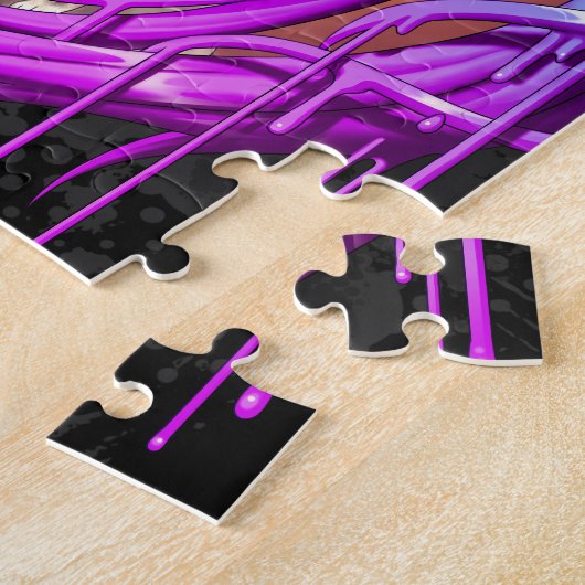 Kätzchen und Zopf Manga Mädchen Puzzle (Seite)