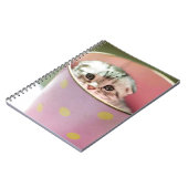 Kätzchen-Verstecken Notizblock (Linke Seite)