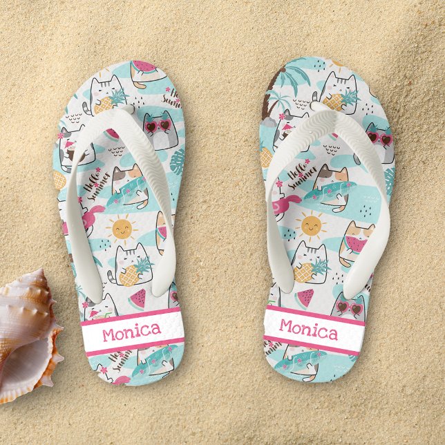 Kätzchen von Sommerkid's Flip Flops Kinderbadesandalen (Von Creator hochgeladen)