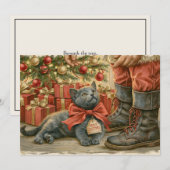 Kätzchen Weihnachtsmann Weihnachten (Vorne/Hinten)