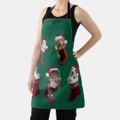 Kätzchen-Weihnachtsstrumpf-Schürze Schürze (InSitu)