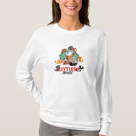 Kätzchen World T-Shirt (Vorderseite)