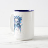 Kätzchen Zweifarbige Tasse (Vorderseite Links)