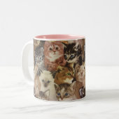 Kätzchen Zweifarbige Tasse (Vorderseite Links)