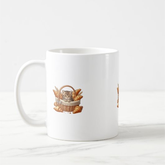Kätzchenbecher und Cross Kaffeetasse (Links)