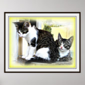 Kätzchenbesteck Poster (Vorne)