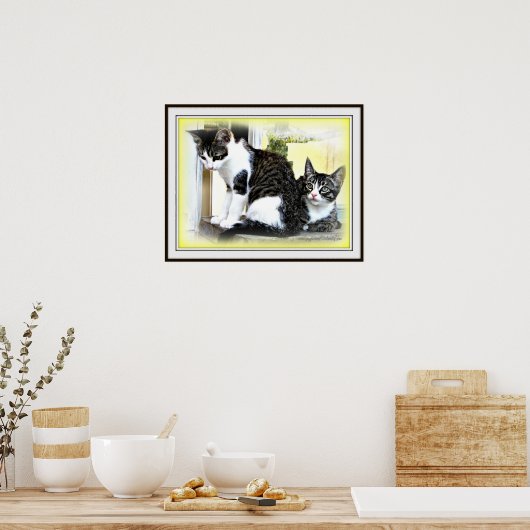 Kätzchenbesteck Poster (Küche)